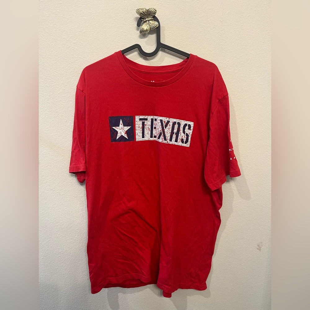 Under Armour Red Texas Star Tee